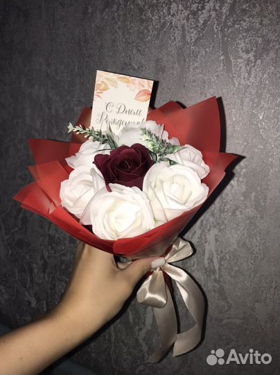 Букет цветов из мыла