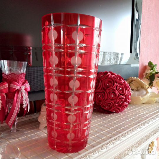 Ваза хрустальная большая СССР