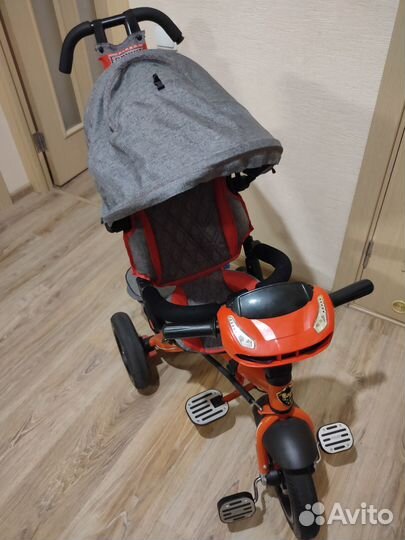 Детский велосипед с ручкой бу