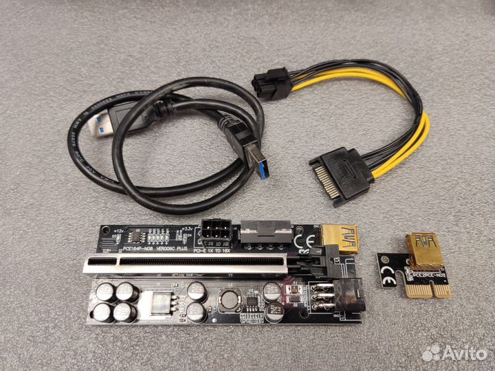 Райзер для видеокарт / pci-e ver 009 с+