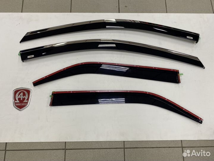 Дефлектора на окна с лого Toyota Camry V50 / V55