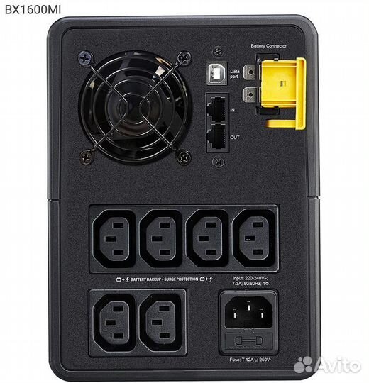 Ибп APC by Schneider Electric Back-UPS BX 1600VA