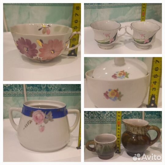 Чашка сахарница СССР винтаж