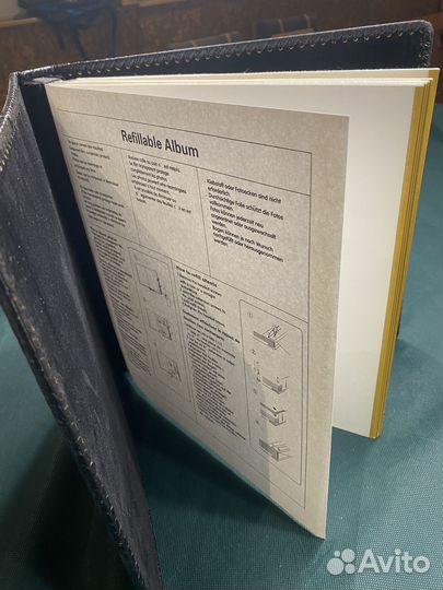 Кожаный альбом для фото