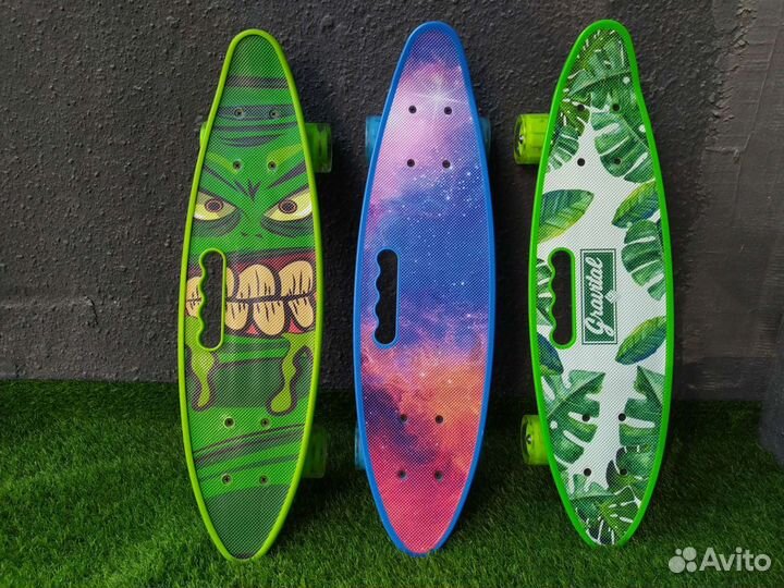 Скейтборд и серфскейт новые