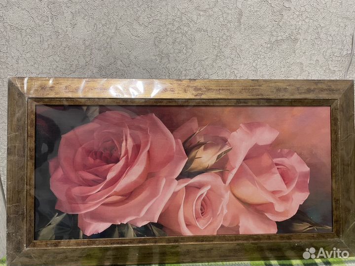 Картина розовые «Розы»