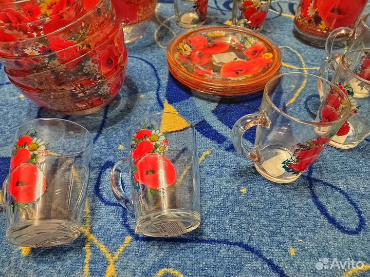 Набор посуды - Маковое поле