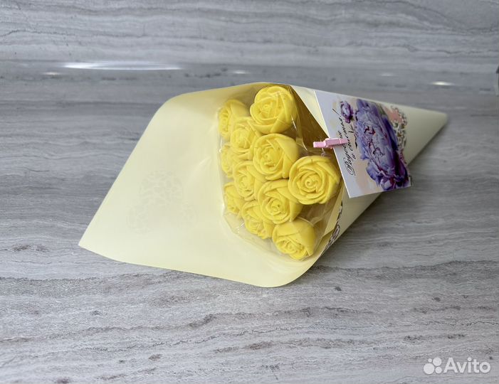 Съедобные букеты из шоколадных роз