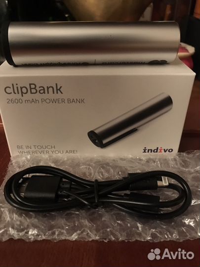 Внешний аккумулятор clipBank 2600mA