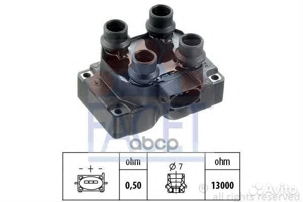 Катушка зажигания 9.6035 Facet