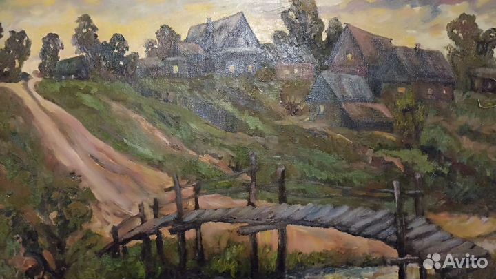 Картина маслом на холсте большая