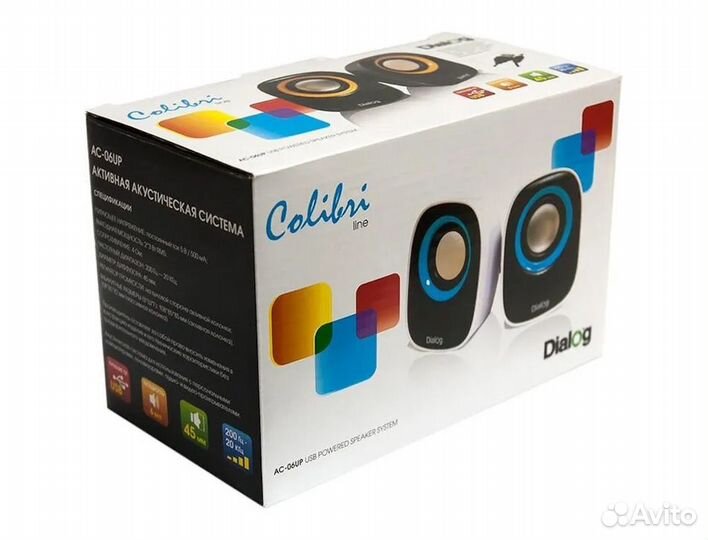 Колонки для компьютера Dialog Colibri