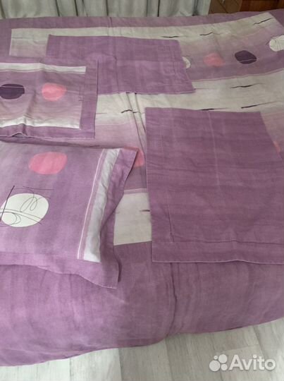 Покрывало и наволочки на двуспальную кровать