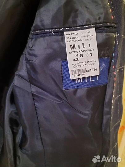 Пиджак для подростка 164