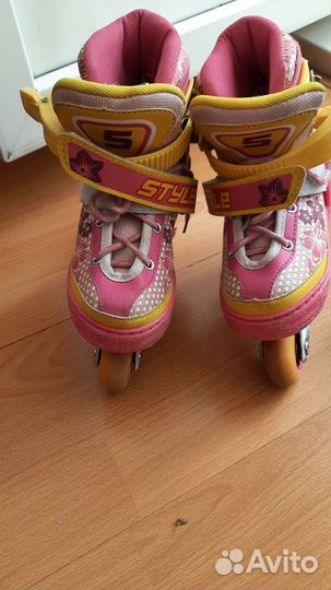 Ролики раздвижные для девочки 27-30