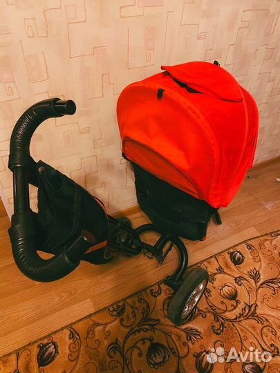 Велосипед с родительской ручкой