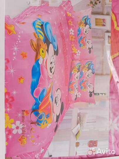Покрывало на кровать детское новое