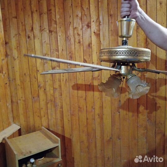 Люстра вентилятор бу