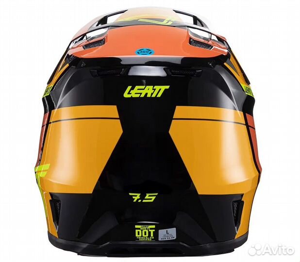 Шлем Leatt Kit Moto 7.5 V24 Citrus+Velocity 4.5