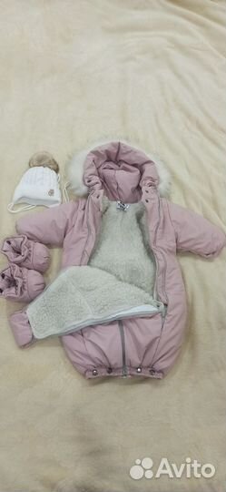 Зимний комбинезон для девочки