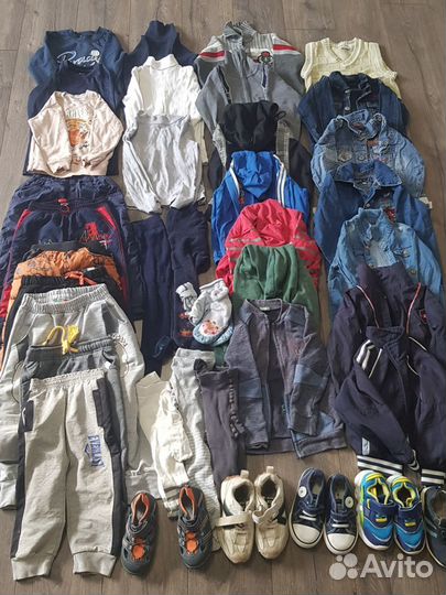 Детские вещи пакетом на мальчика 98 104