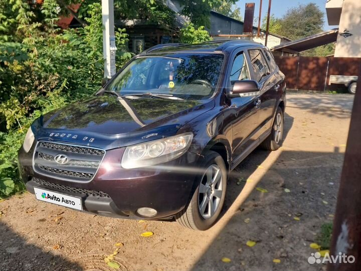 Hyundai Santa Fe 2.2 AT, 2008, 225 000 км