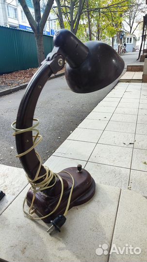 Лампа настольная СССР нквд. Рабочая