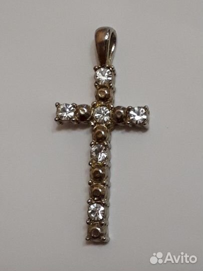 Крест с камнями, 4 см
