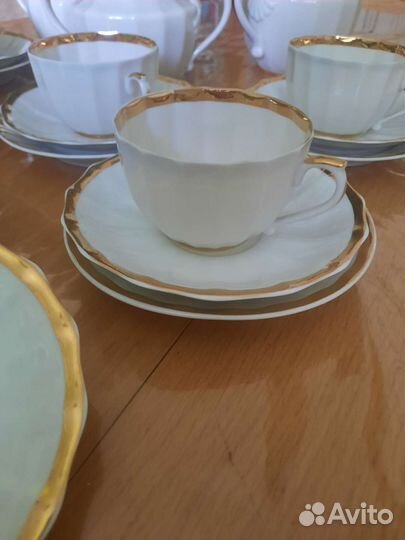 Сервиз Золотая лента Вербилки СССР