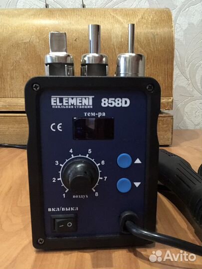 Термовоздушная паяльная станция element 858D