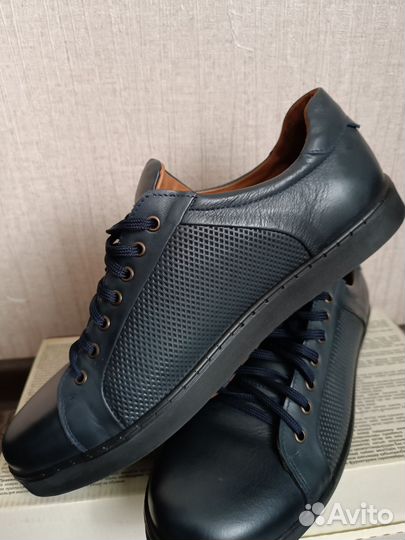 Кеды мужские 44р, натуральная кожа
