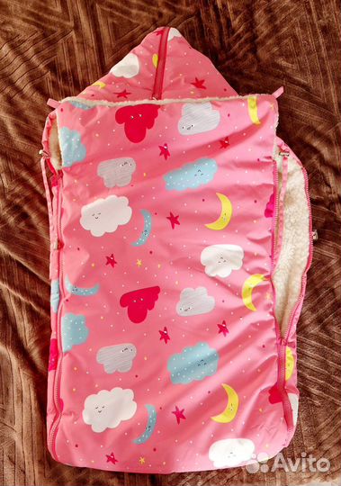 Комбенизон + конверт для девочки 74см