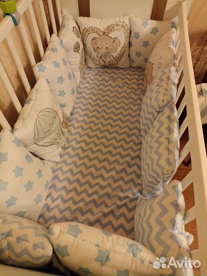 Бортики на кроватку