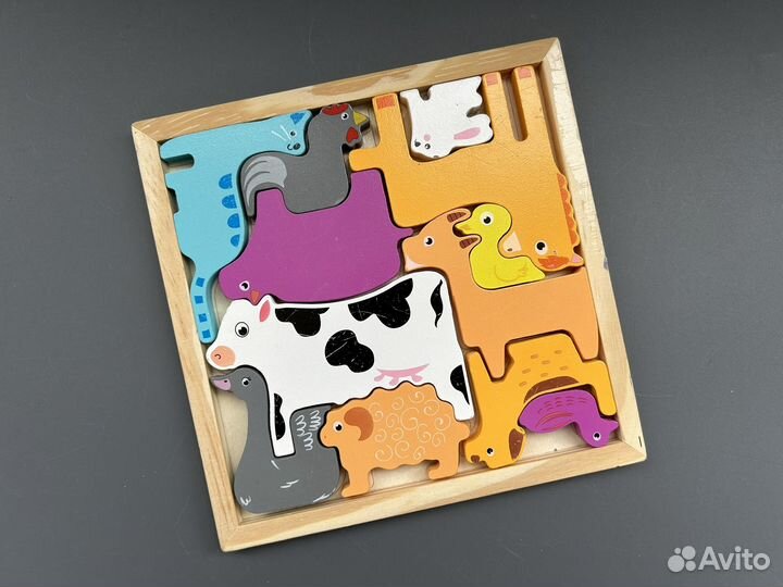 Развивающие деревянные игрушки пакетом