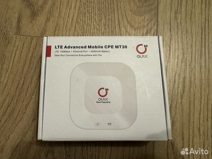 Мобильный роутер с акб Wi-Fi 4G olax CPE MT30 АКБ