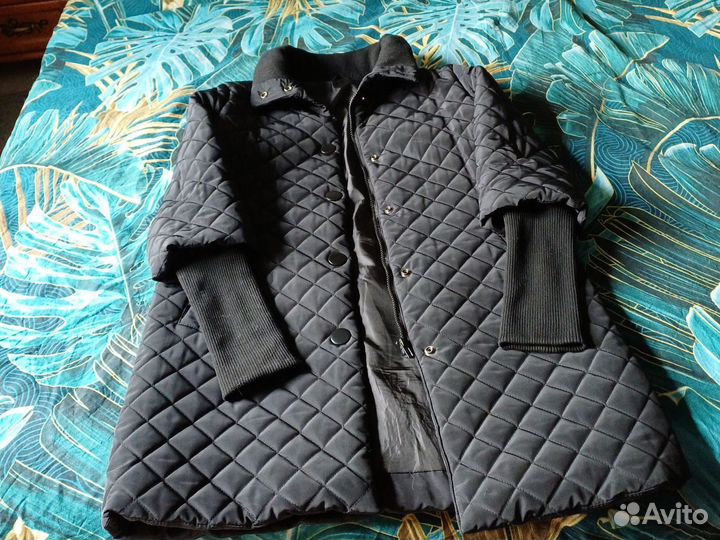 Куртка-пальто женское на синтепоне весна-осень