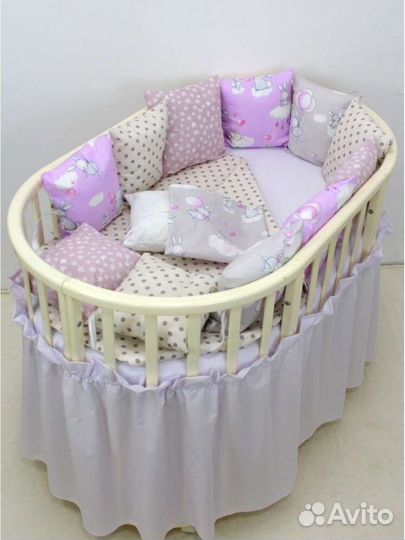 Новые готовые комплекты в кроватку бортики + одеяо