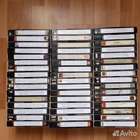 Видеокассеты с записью в авторском переводе