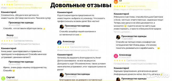 Вложение в Доходный Бизнес