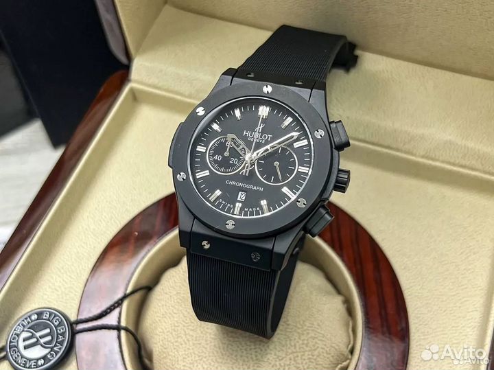 Часы мужские Hublot Black