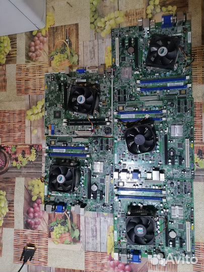 Материнская плата 1155 с процессором