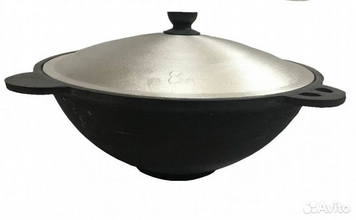 Казан чугунный. Узбекистан (наманган) 8 литров