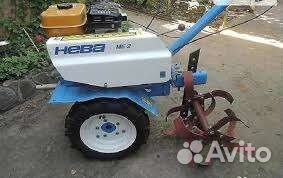 Вспашка земли мотоблоком