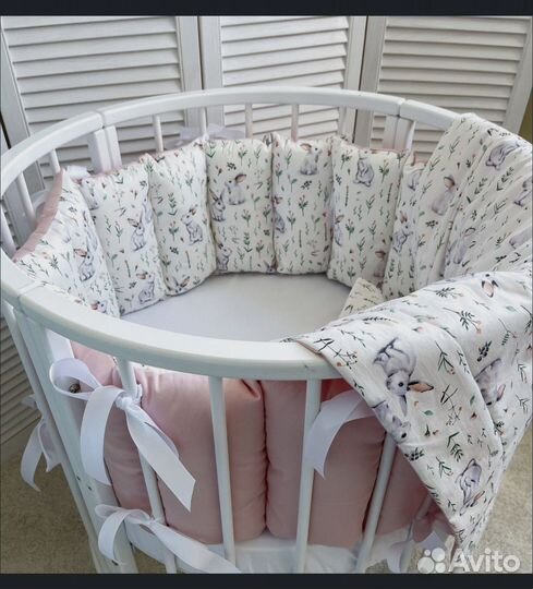 Бортики в детскую кроватку