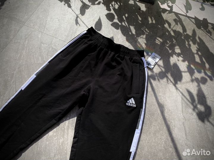 Штаны Adidas черные мужские новые