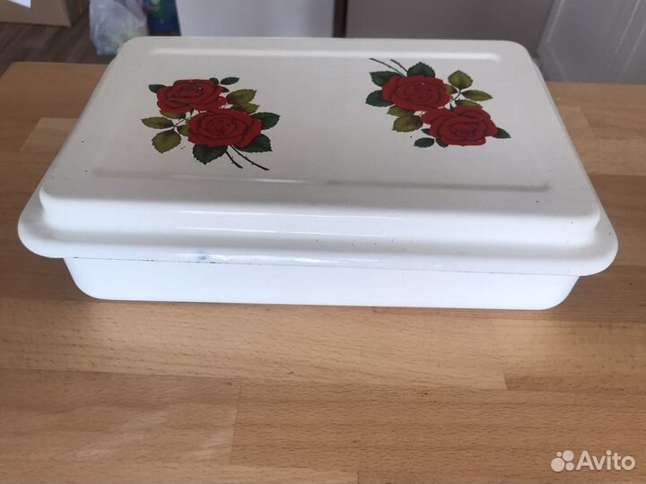 Контейнер форма эмалированный металлический СССР