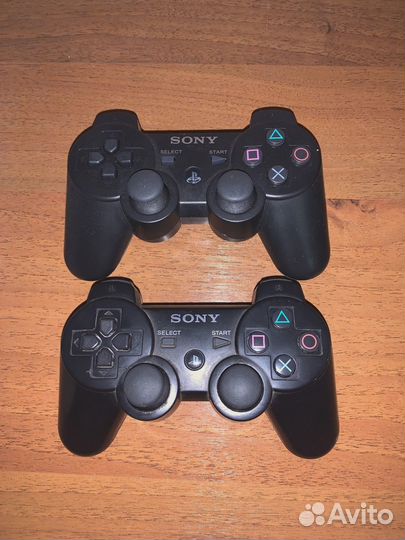 Продам ps3 slim прошита, комплектация 2 геймпада