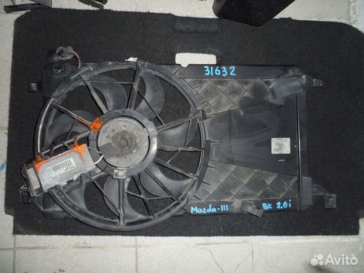 Вентилятор радиатора Mazda 3 BK 2л бензин