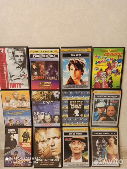 Огромная коллекция видеофильмов разных жанров