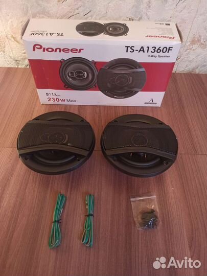 Автоколонки pioneer 13 см